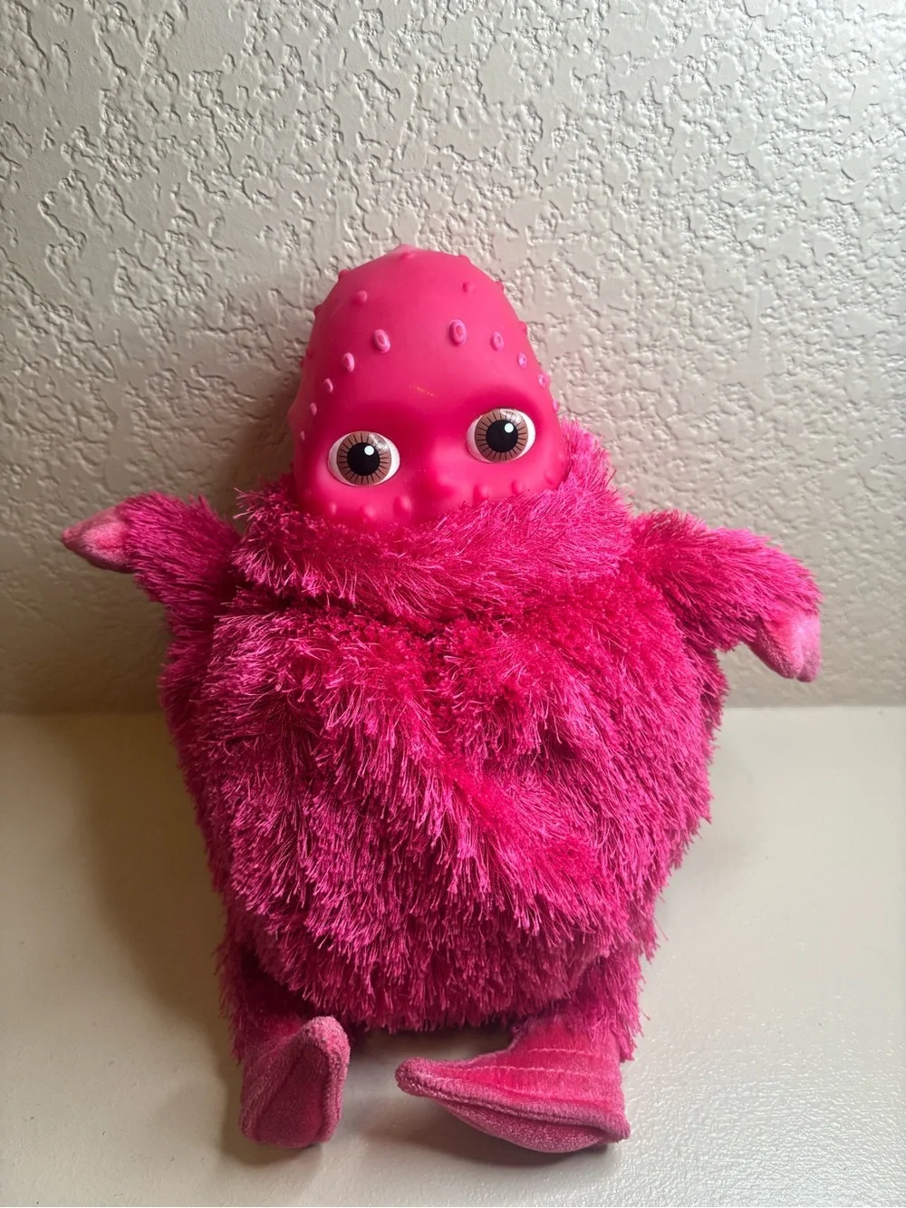 2004 Playskool Ragdolls Boohbah Silly Sounds Jingbah Plush Hot Pink With Sound